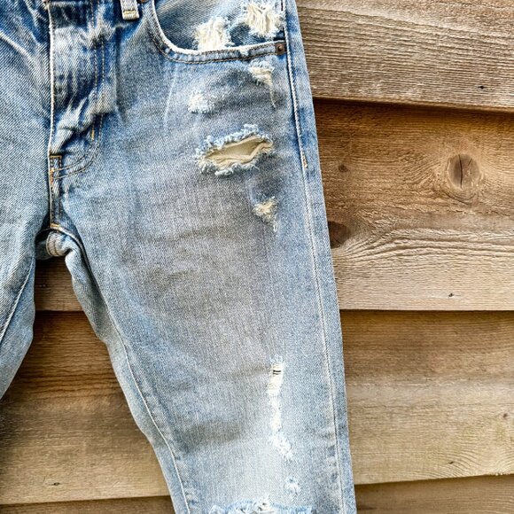 Moussy Vintage Distressed Cropped sz 26 - Picture 5 of 16